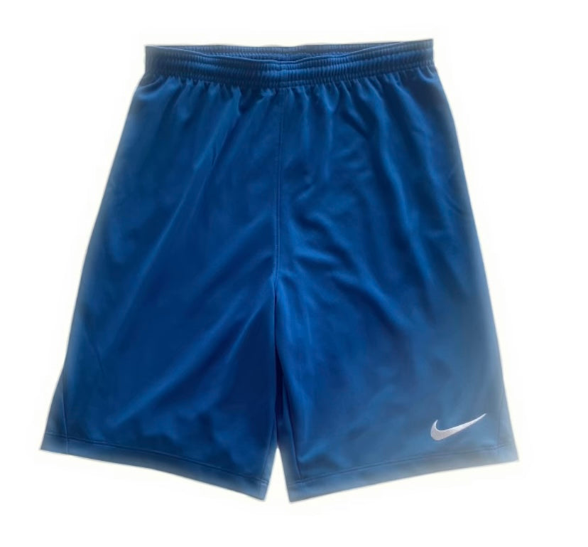 dri fit shorts-royal blue