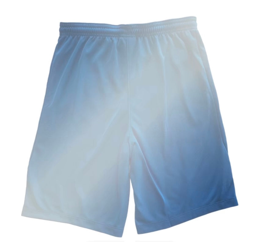 dri fit shorts-royal blue